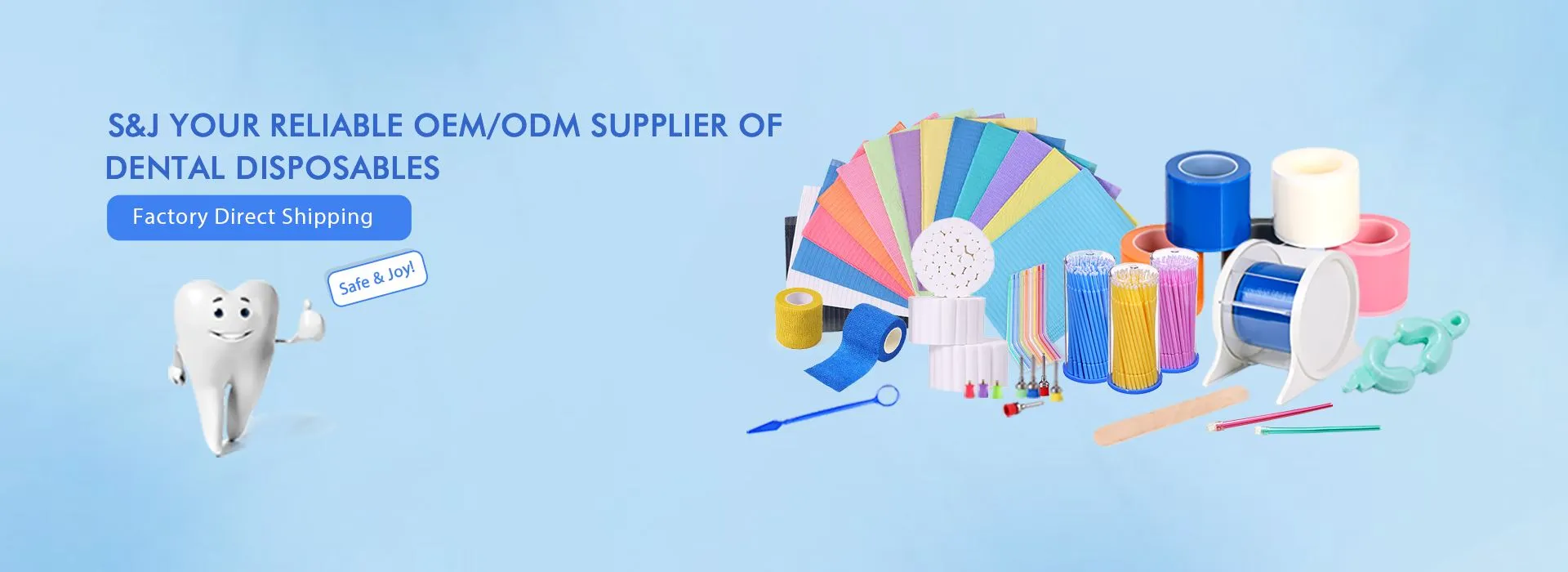 sj dental disposables dental bibs barrier film dental consumables